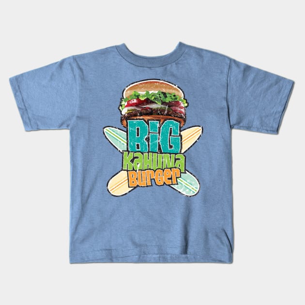 Big Kahuna Burger Kids T-Shirt by MindsparkCreative